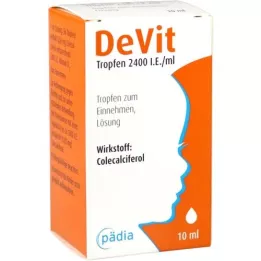 DEVIT Kapi 2400 IU/ml Oralne kapi, 10 ml