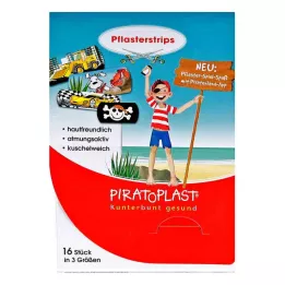 PIRATOPLAST Gipsane trake za dječake 3 veličine, 16 komada