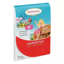 PIRATOPLAST Gipsane trake za djevojčice 3 veličine, 16 komada