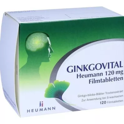 GINKGOVITAL Heumann 120 mg filmom obložene tablete, 120 kom