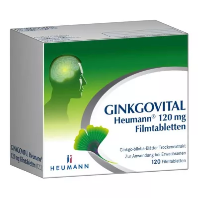 GINKGOVITAL Heumann 120 mg filmom obložene tablete, 120 kom