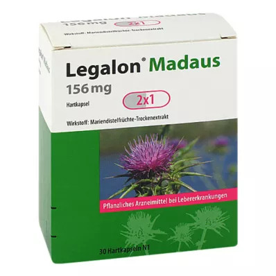 LEGALON Madaus 156 mg kapsule tvrde, 30 kom