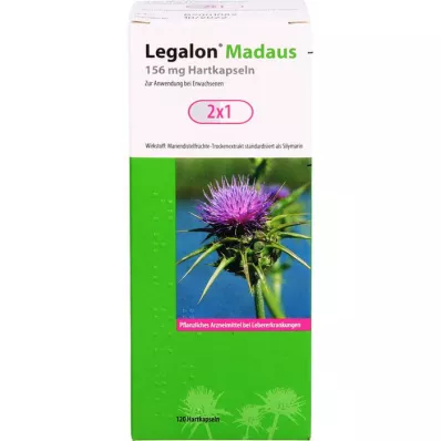 LEGALON Madaus 156 mg tvrde kapsule, 120 kom