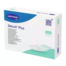 ZETUVIT Plus ekstra jaka sukcijska kompresa sterilna 15x20 cm, 10 kom