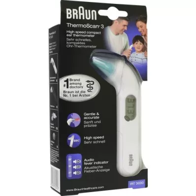 BRAUN THERMOSCAN 3 infracrvena ušna termometra, 1 kom