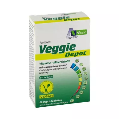 VEGGIE Depo vitamini + minerali tablete, 60 kom