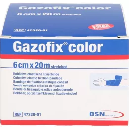 GAZOFIX fiksirajući zavoj u boji kohezivni 6 cmx20 m plavi, 1 kom