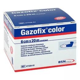 GAZOFIX fiksirajući zavoj u boji kohezivni 6 cmx20 m plavi, 1 kom