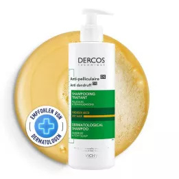 VICHY DERCOS Šampon protiv peruti za suho vlasište, 390 ml