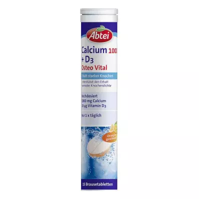 ABTEI Calcium 1000+D3 Osteo Vital šumeće tablete, 15 kom