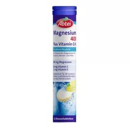 ABTEI Magnezij 400 Plus Vitamin C+E šumeća tableta, 15 kom