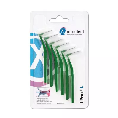 Miradent interdentalna četkica I-Prox L 0,7 mm zelena, 6 komada Miradent interdentalna četkica I-Prox L 0,7 mm zelena, 6 komada
