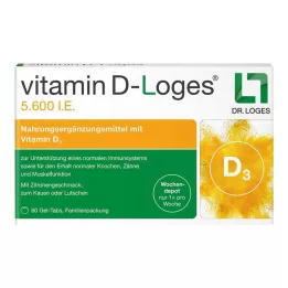 VITAMIN D-LOGES 5600 I.U. Wo.Depot Kautabl.Fam.Pa, 60 kom