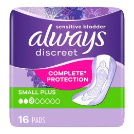 ALWAYS diskretni umetak za inkontinenciju mali plus, 16 kom