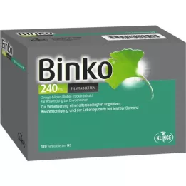 BINKO 240 mg filmom obložene tablete, 120 kom