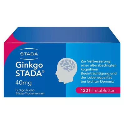 GINKGO STADA 40 mg filmom obložene tablete, 120 kom GINKGO STADA 40 mg filmom obložene tablete, 120 kom
