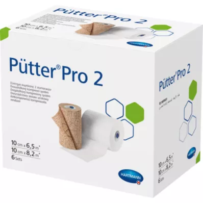 PÜTTERPRO 2 2-komponentni kompresijski sustav 10 cm, 6X2 kom