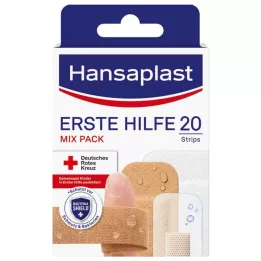 HANSAPLAST Mješavina flastera za prvu pomoć, 20 kom