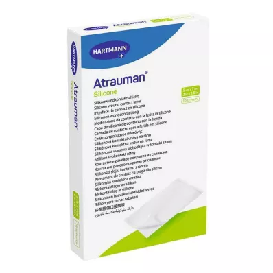 ATRAUMAN Silikonske sterilne komprese 5x7 cm, 10 kom