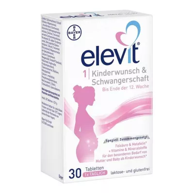 Elevit 1 Tablete za plodnost &amp; za trudnoću, 30 tableta