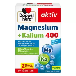 DOPPELHERZ Magnezij + kalij tablete, 60 kom