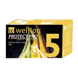 WELLION PROTECT PRO Igle za sigurnosne olovke 30 G 5 mm, 100 kom