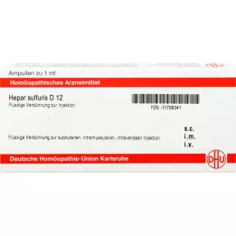 HEPAR SULFURIS D 12 ampula, 8X1 ml