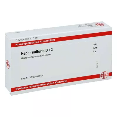 HEPAR SULFURIS D 12 ampula, 8X1 ml