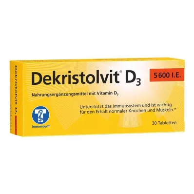 DEKRISTOLVIT D3 5.600 IU tablete, 30 kom