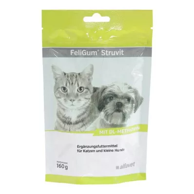Feligum Struvit kapi za žvakanje za mačke/male pse, 160 g