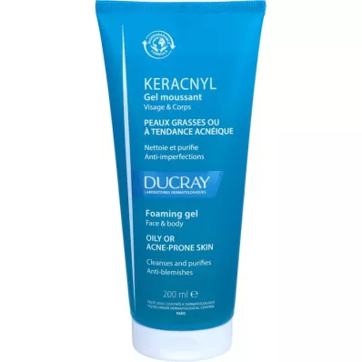 DUCRAY KERACNYL Gel za pranje, 200 ml