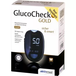 GLUCOCHECK GOLD Set mjerača glukoze u krvi mmol/l, 1 kom