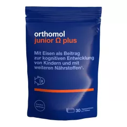 ORTHOMOL Junior Omega plus tablete za žvakanje, 90 kom