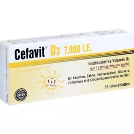 CEFAVIT D3 7.000 IU filmom obložene tablete, 60 kom