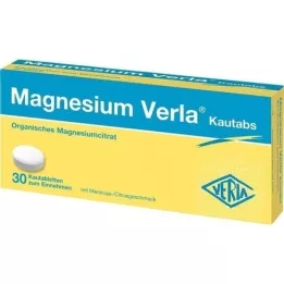 MAGNESIUM VERLA Pločice za žvakanje, 30 kom