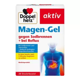 DOPPELHERZ Gel za želudac protiv žgaravice i refluksa, 20 kom