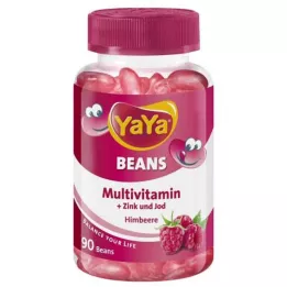 YAYA BEANS Malina cink i jod tablete za žvakanje, 90 kom