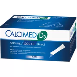 CALCIMED D3 500 mg/1000 IU izravne granule, 60 kom