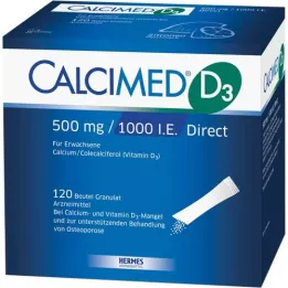 CALCIMED D3 500 mg/1000 IU izravne granule, 120 kom