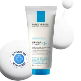 ROCHE-POSAY Lipikar Syndet AP+ kremasti gel za umivanje, 200 ml