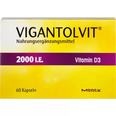 VIGANTOLVIT 2000 IU vitamina D3 meke kapsule, 60 kom