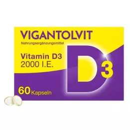 VIGANTOLVIT 2000 IU vitamina D3 meke kapsule, 60 kom
