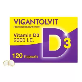 VIGANTOLVIT 2000 IU vitamina D3 meke kapsule, 120 komada