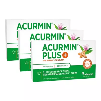 Acurmin Plus The Micellar Curcuma meke kapsule, 180 kom