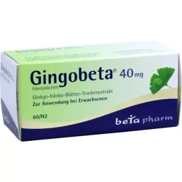 GINGOBETA 40 mg filmom obložene tablete, 60 kom