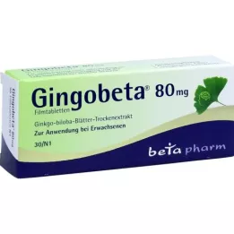 GINGOBETA 80 mg filmom obložene tablete, 30 kom