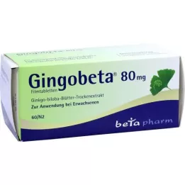 GINGOBETA 80 mg filmom obložene tablete, 60 kom