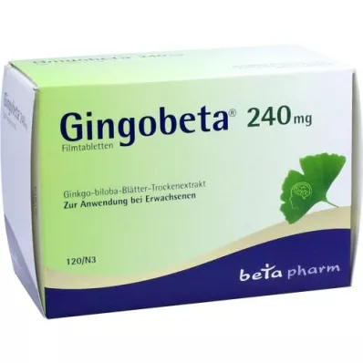 GINGOBETA 240 mg filmom obložene tablete, 120 kom