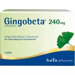 GINGOBETA 240 mg filmom obložene tablete, 120 kom