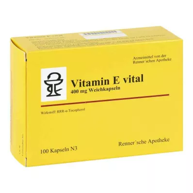 Vitamin E vital 400 mg Rennersche Apotheke Softk.(100 komada)